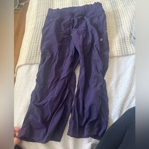 Lululemon size 6 purple drop dance pants